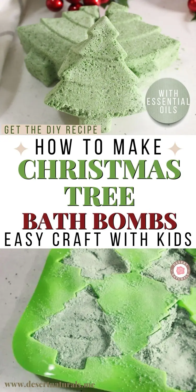Charming Christmas Tree Bath Bombs Recipe 12 homemade Christmas tree bath bombs craft