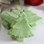 homemade Christmas tree bath bombs