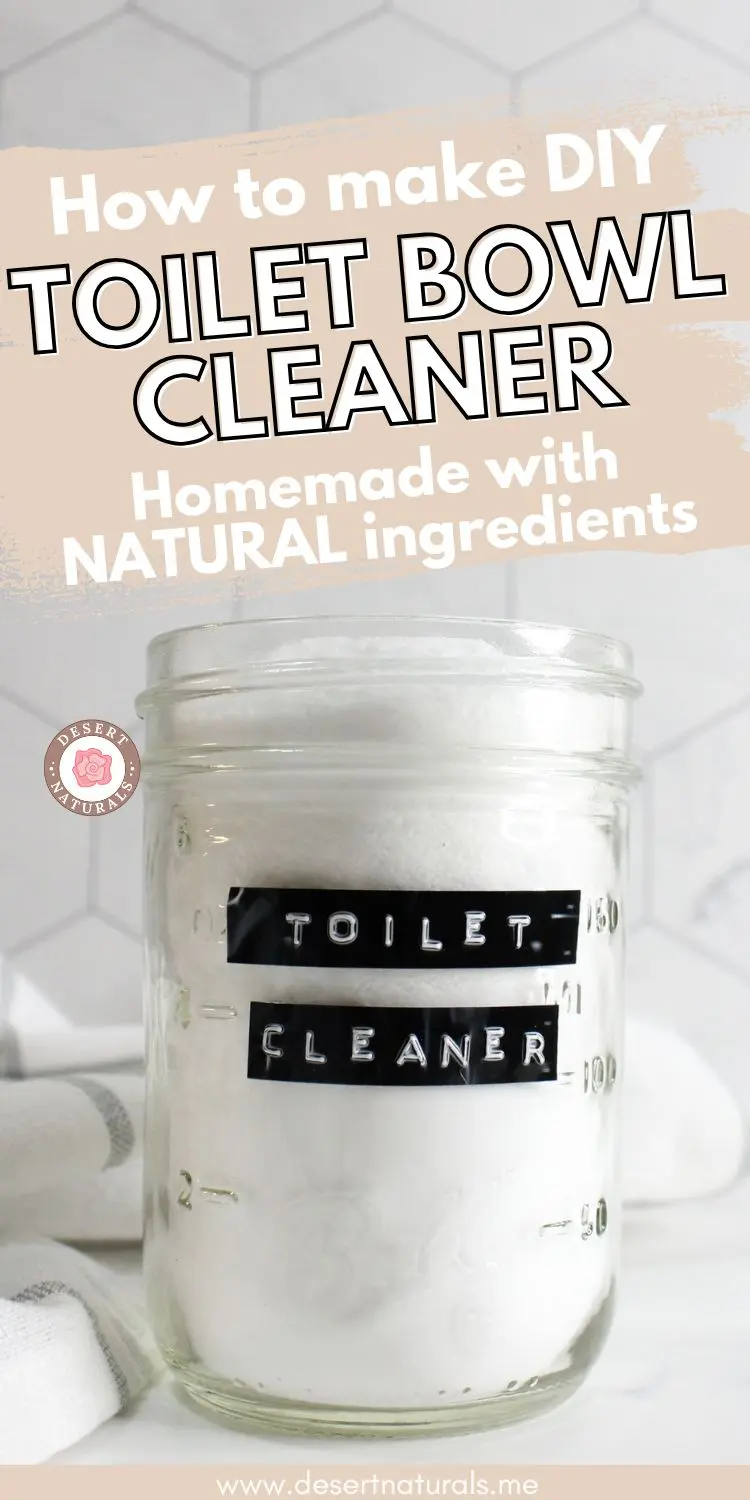 DIY Natural Toilet Bowl Cleaner Recipe 16 jar of homemade diy toilet bowl cleaner
