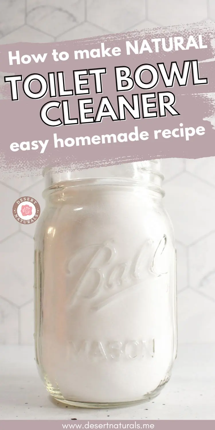 DIY Natural Toilet Bowl Cleaner Recipe 18 jar of homemade diy toilet bowl cleaner