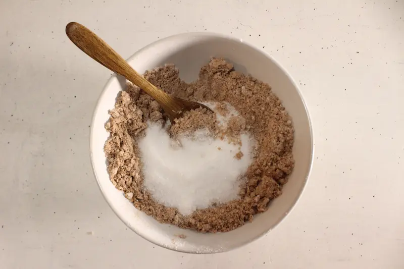 Rose Chocolate Bath Bomb Recipe 20 bowl of cocoa powder and salts for making chocolate bath bombs