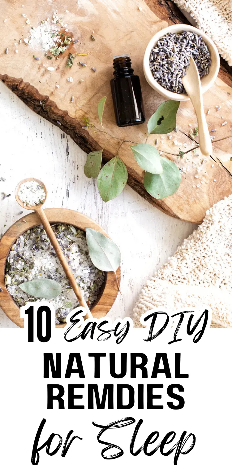 10 DIY Natural Sleep Remedies Recipes to Fall Asleep Fast 31 easy diy natural remedies for sleep. photo of eucalyptus lavender bath salts