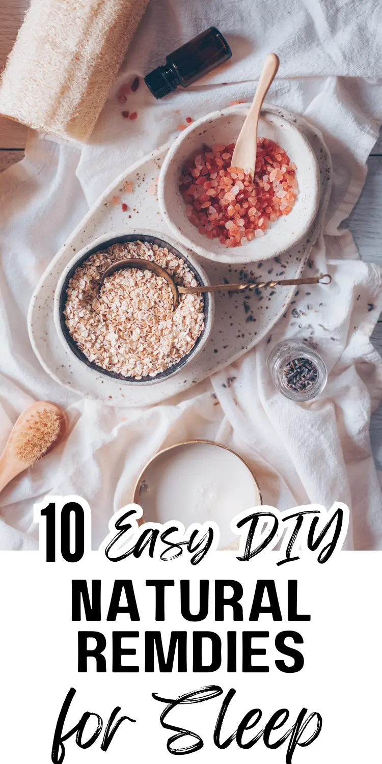 10 DIY Natural Sleep Remedies Recipes to Fall Asleep Fast 29 easy diy natural remedies for sleep. photo of oatmeal lavender bath milk