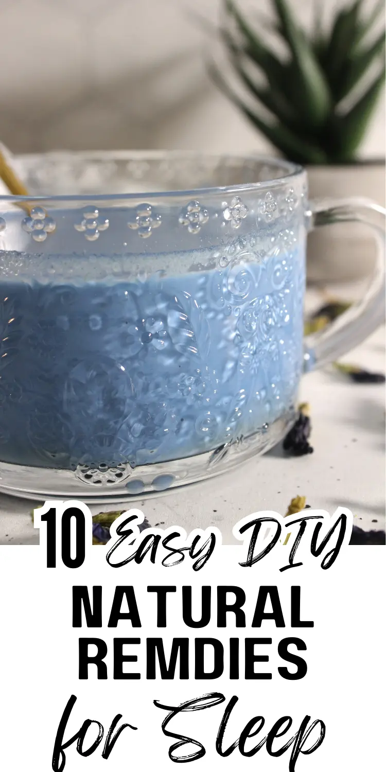 10 DIY Natural Sleep Remedies Recipes to Fall Asleep Fast 30 easy diy natural remedies for sleep. photo of blue moon milk