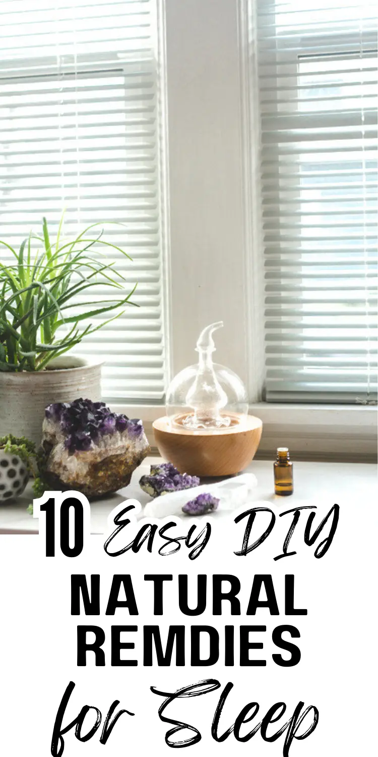 10 DIY Natural Sleep Remedies Recipes to Fall Asleep Fast 9 easy diy natural remedies for sleep. photo of essential oil and diffuser