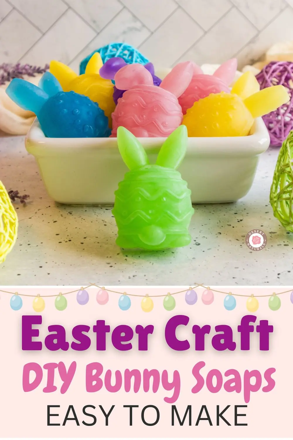 homemade easter bunny soaps 